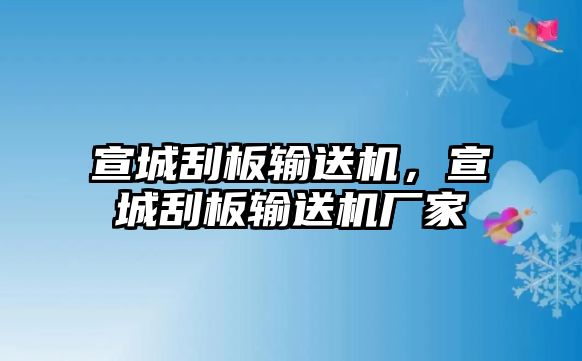 宣城刮板輸送機(jī)，宣城刮板輸送機(jī)廠家