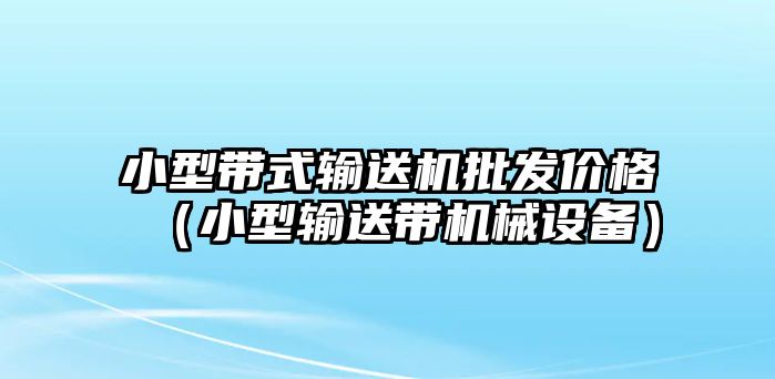 小型帶式輸送機批發(fā)價格（小型輸送帶機械設(shè)備）