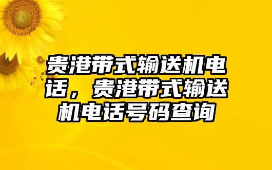 貴港帶式輸送機(jī)電話，貴港帶式輸送機(jī)電話號(hào)碼查詢