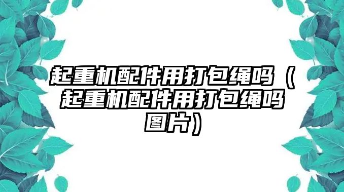 起重機配件用打包繩嗎（起重機配件用打包繩嗎圖片）