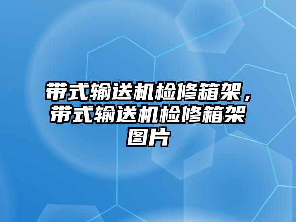 帶式輸送機(jī)檢修箱架，帶式輸送機(jī)檢修箱架圖片