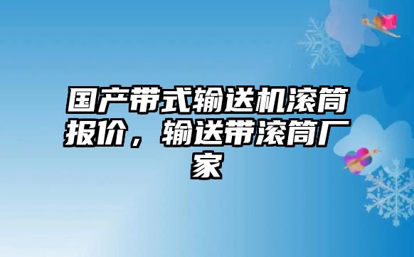 國產(chǎn)帶式輸送機滾筒報價，輸送帶滾筒廠家