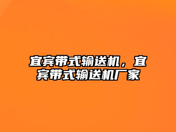 宜賓帶式輸送機，宜賓帶式輸送機廠家