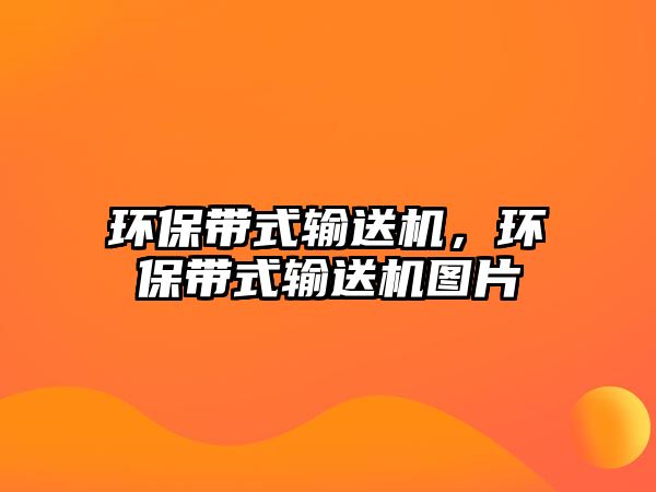 環(huán)保帶式輸送機，環(huán)保帶式輸送機圖片